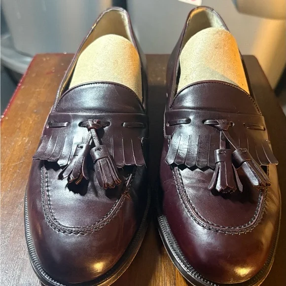 Bruno Magli REX Burgundy Tassel Loafers(119) Bruno Magli Italian Made REX Burgundy Tassel | Mercari main image 3